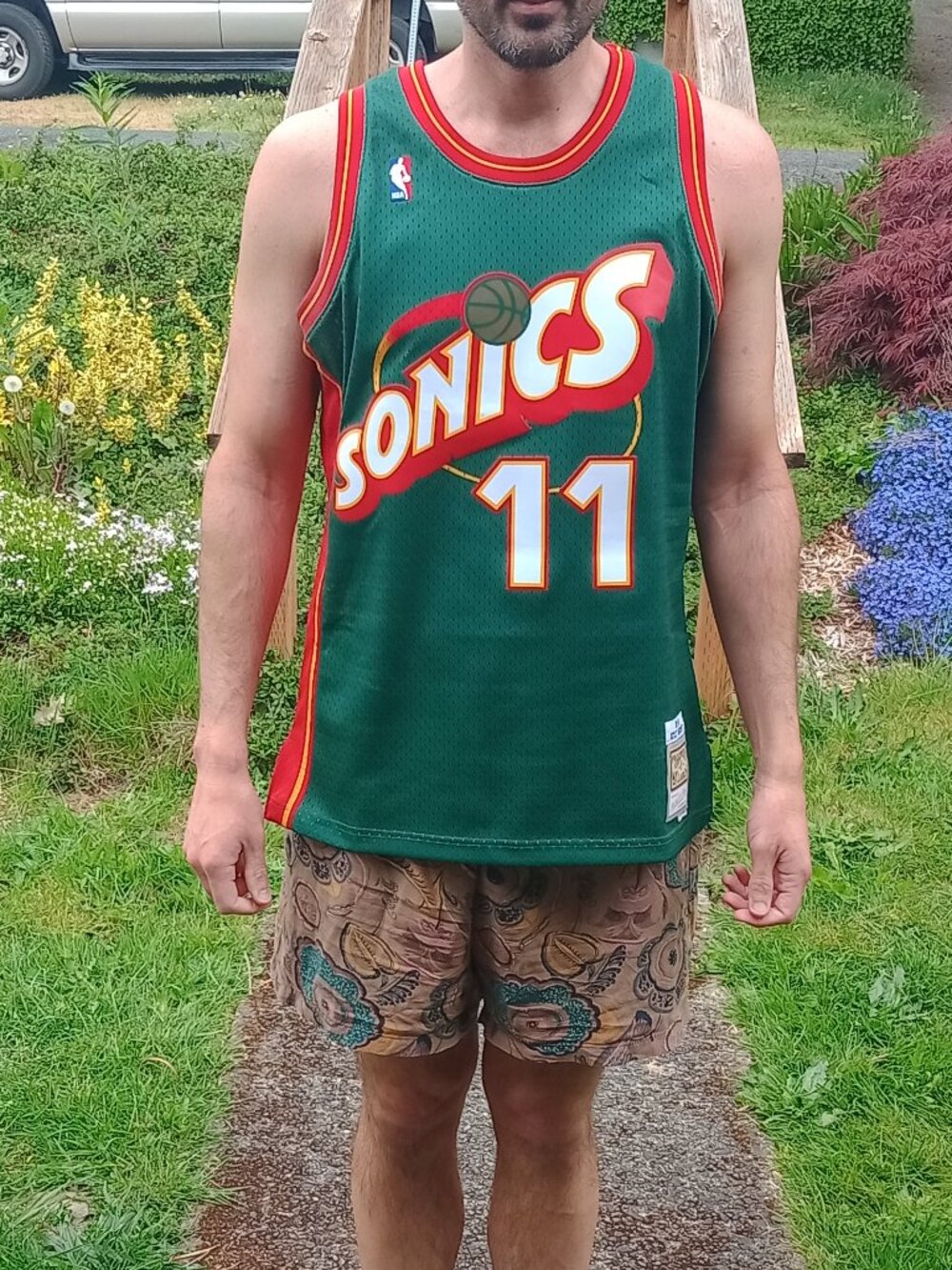 Seattle SuperSonics Detlef Schrempf Mitchell & Ness NBA Jersey